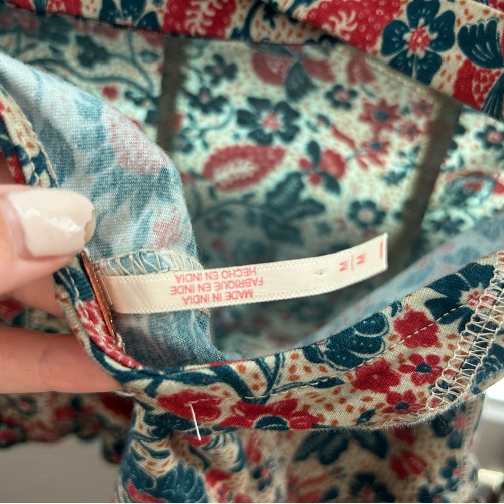 Free People Multicolor Floral Blouse - Picture 3 of 3